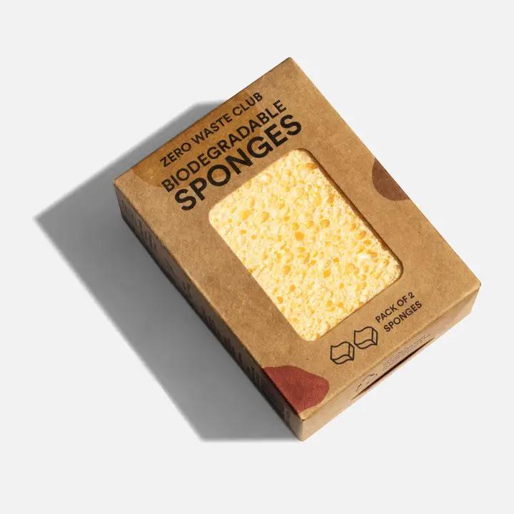 Biodegradable Kitchen Sponges - 2 Pack